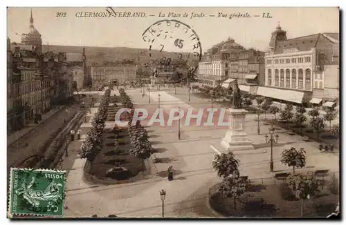 Puy de Dome- Clermont-Ferrand-Perspective de la Place de Jaude-Vue Generale --Cartes postales