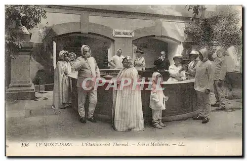 Puy de Dome- Le Mont Dore- L&#39Etablissement THermal-enfant-Cartes postales