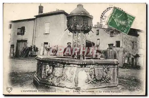 Puy de Dome- Saint- Saturnin- La Vieille Fontainet-Ansichtskarte AK