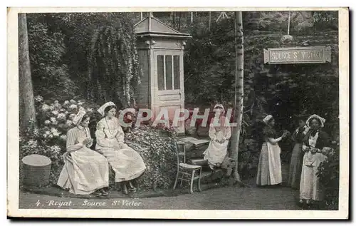 Puy de Dome- Royat-les-bains- Source Saint Victort-Cartes postales