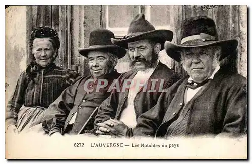 Puy de Dome- L'Auvergne- Les Notables du Pays - -Cartes postales