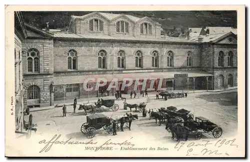 Puy de Dome- Le Mont Dore- Etablissement des Bains - -Cartes postales