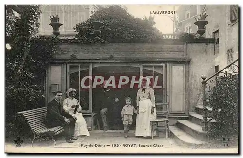 Puy de Dome- Royat les bains- Sorce Cesar -Ansichtskarte AK