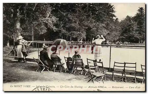Puy de Dome- Le Mont Dore- Salon du Capucin-Un coin de Skating -Altitude 1286m Restaurant- Cure d&#3