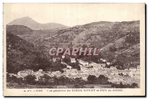 Puy de Dome- Vue Generale de Vieux Royat et Puy de Dome -Cartes postales