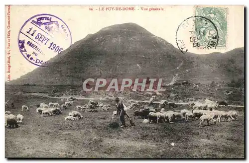 Puy de Dome- Puy de Dome- Vue Generale- mouton -Cartes postales