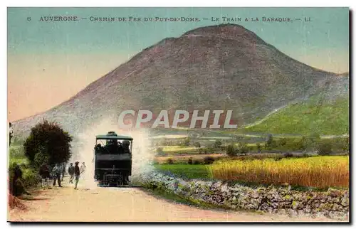 Puy de Dome- Chemin de Fer du Puy de Dome- Le Train a la Baraque -Ansichtskarte AK