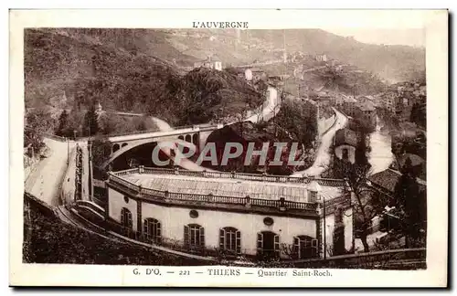 Puy de Dome- Thiers- quartiers Saint-Rock -Cartes postales