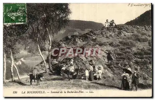 Puy de Dome- La Bourboule- Sommet de la Roche de Fees-ane -Ansichtskarte AK