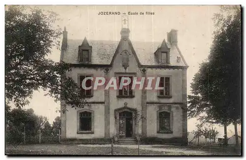 Puy de Dome- JOzerand- Ecole de Filles -Ansichtskarte AK