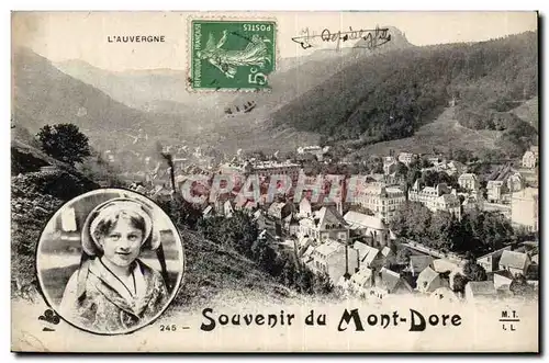 Puy de Dome- Souvenir du Mont Dore--Ansichtskarte AK