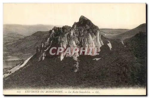 Puy de Dome- Environs de Mont Dore- La Roche Sanadoire--Cartes postales