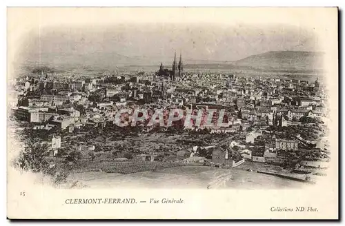 Puy de Dome-Clermont-Ferrand-Vue Generale -Cartes postales