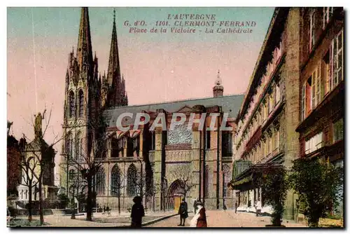 Puy de Dome- Clermont-Ferrand-Place de la Victoire- La Cathedrale-Cartes postales