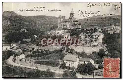 Puy de Dome- Saint Nectaire le Haut- Vue Generale-Ansichtskarte AK