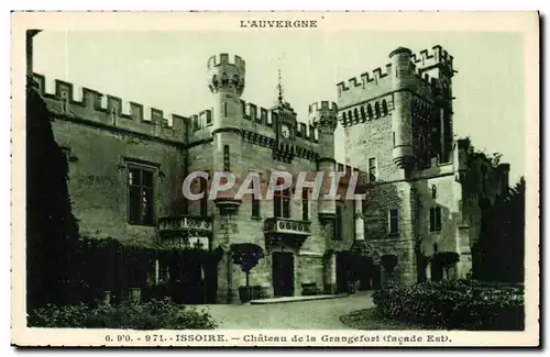 Puy de Dome- Issoire- Chateau de la Grangefort-facade Est-Ansichtskarte AK