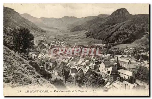 Puy de Dome- Le Mont Dore- Vue D&#39ensemble et le Capucin-Cartes postales