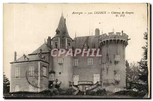 Puy de Dome- Lezoux- Chateau de Croptes- -Ansichtskarte AK