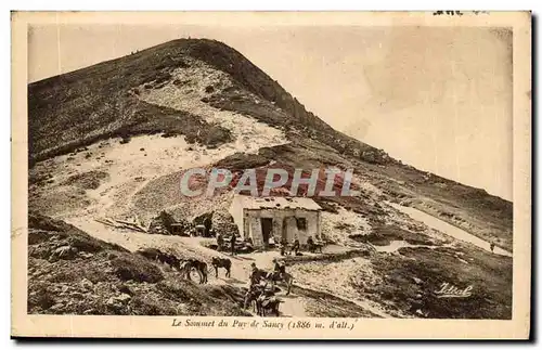 Puy de Dome- Le sSOmmet du Puy de Sancy- 1886 m d&#39alt -ane - -Cartes postales