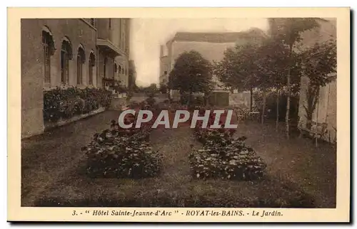 Hotel Saint Jeanne d arc Royat les Bains Cartes postales Le jardin