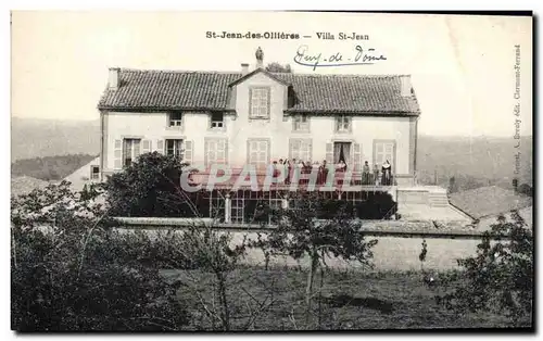 Puy de Dome- St-Jean-des-Oillieres- Villa St Jean-Cartes postales