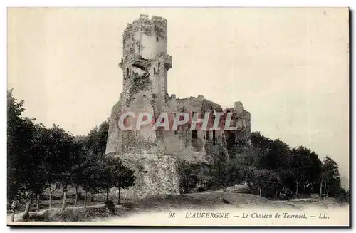 Puy de Dome- Le Chateau de Tournoel--Ansichtskarte AK