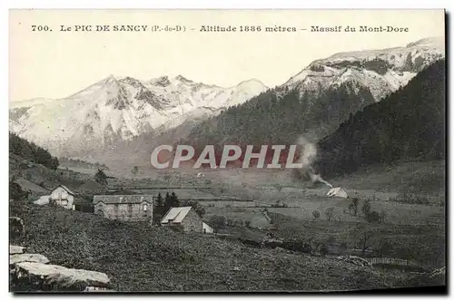 Puy de Dome- Le Pic de Sancy- Altitude 1886 metres- Massif du Mont Dore--Ansichtskarte AK