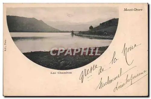 Puy de Dome- Le Mont Dore - Lac Chambon-Cartes postales