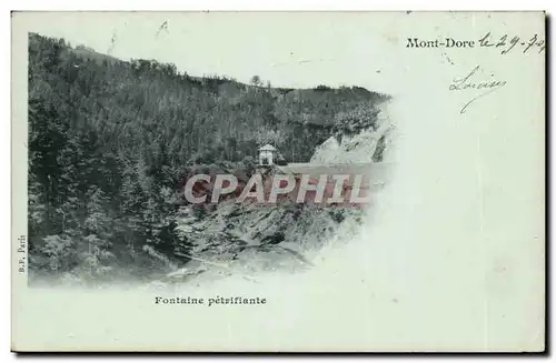 Puy de Dome- Le Mont Dore - Fontaine petrifiante-Cartes postales