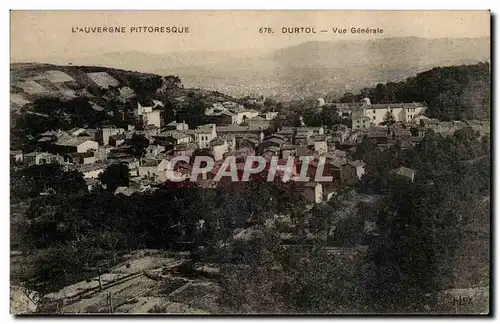 Puy de Dome-Durtol- Vue generale -Cartes postales