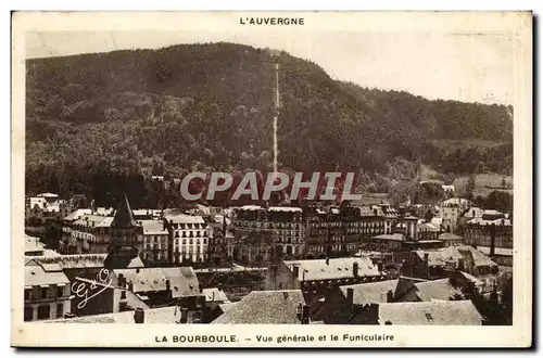 La Bourboule- Vue Generale et le Funiculaire-Cartes postales