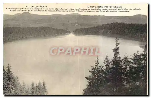Puy de Dome- ucLe Lac Pavin- L&#39un des plus jolie lac d&#39Auvergne-c&#39est une nappe d&#39eau pr