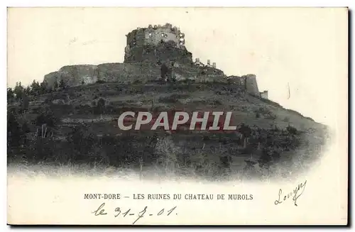 Puy de Dome-Le Mont Dore- Les Ruines Du Chateau de Murols-Ansichtskarte AK