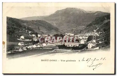 Puy de Dome-Le Mont Dore- Vue Generale-Cartes postales