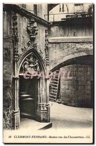 Puy De Dome - Clermont-Ferrand - Maison rue des Chaussettlers - Cartes postales