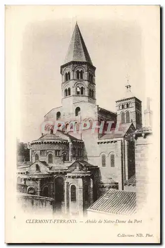 Puy de Dome - Clermont-Ferrand - Abside de Motre Dame du port - Ansichtskarte AK