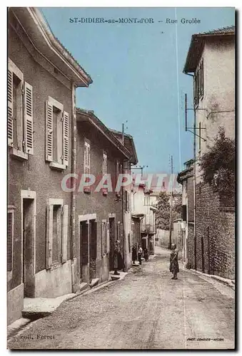 Puy de Dome - Didier - au - Mont - d&#39Or - Rue Grolee - Cartes postales