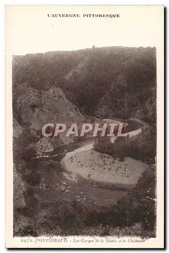 Puy de Dome - Pontgibaud - Les Gorges de la sioule et la Chalusset - Ansichtskarte AK