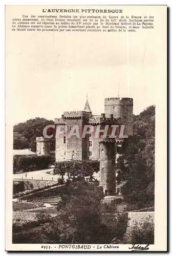 Puy de Dome - Pontgibaud - Le Chateau - Ansichtskarte AK