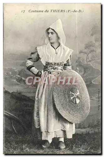 Puy de Dome - Thiers - Costume de Thiers - Cartes postales