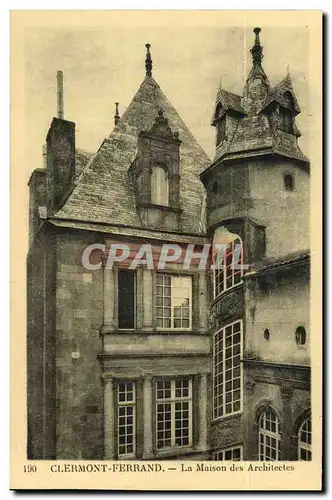 Puy de Dome - Clermont Ferrand - La Maison des Architectes - Ansichtskarte AK