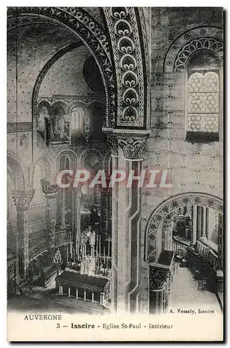 Puy de Dome - Issoire - Eglise Saint Paul - Interieur - Ansichtskarte AK