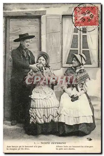 Puy de Dome - Noste Ouvergne - Allons boire au bousset lu nn'as pas la gale aux dents - Cartes postales