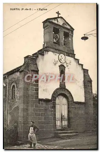 Puy de Dome - Durtol - L&#39Eglise - Ansichtskarte AK