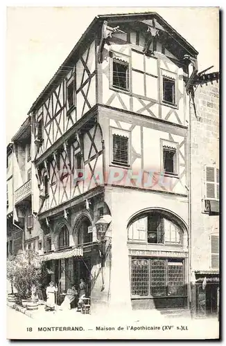 Puy de Dome - Montferrand - Maison de L&#39Apothicaire XV siecle - Cartes postales