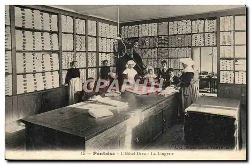 Pontoise- L&#39Hotel Dieu- Le Lingerie-Cartes postales