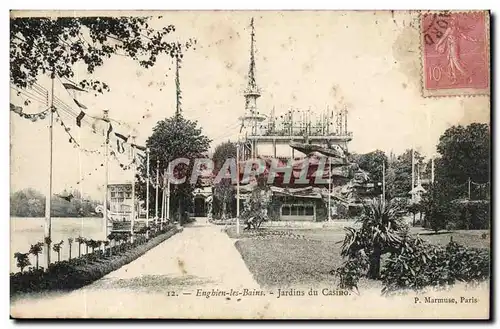 Val-d'Oise- Enghien-les-bains -Jardin du Casino -Cartes postales