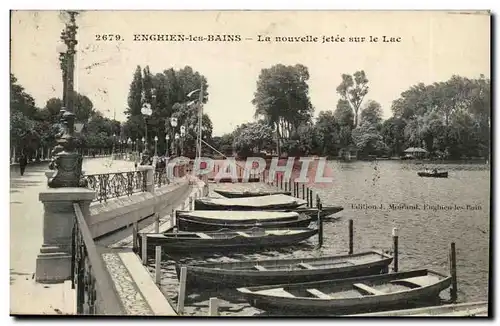 Val d'Oise- Enghien-les-Bains- La Nouvelle jetee sur le Lac -Cartes postales