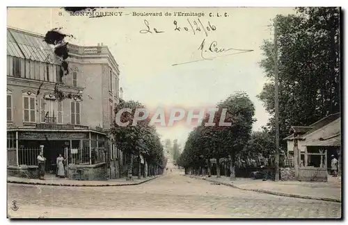 Val d&#39Oise- Montmorency- Boulevard de L&#39Ermitage habite par Rousseau en 1756 -Cartes postales