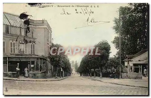 Val d'Oise- Montmorency- Boulevard de L'Ermitage habite par Rousseau en 1756 -Cartes postales